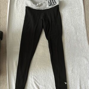 PINK Victoria's Secret Black Athletic Leggings